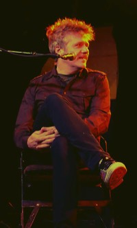 Brad Worrell on stage